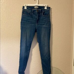 Madewell Blue Skinny Jeans Classic Fit